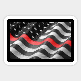 The Thin  Red Line Sticker